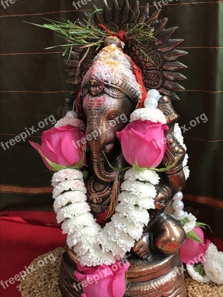 Ganesha Ganpati Hinduism Spiritual Religion