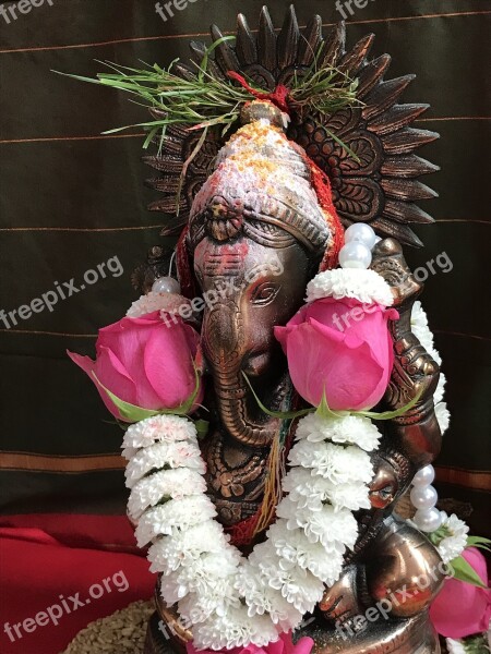 Ganesh Ganpati God India Religious