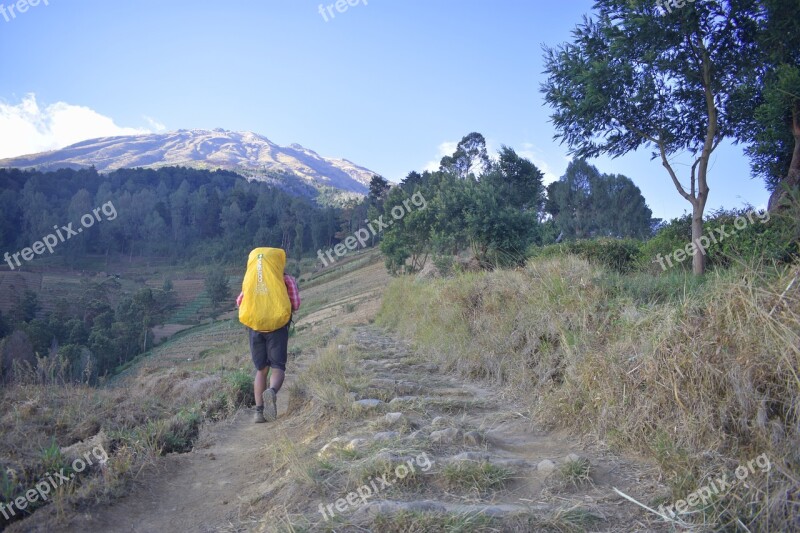 Trekking Hiking Hiker Outdoors Activity