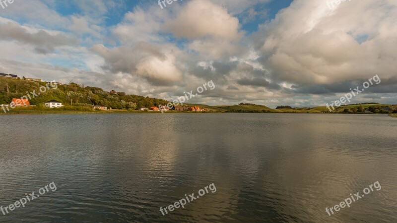 Fjord Denmark Lake Nature Landscape