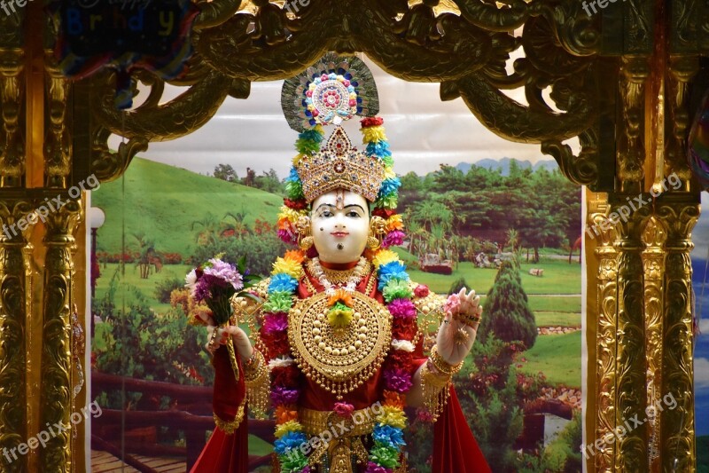 Hindu God Swami Narayana Lakshmi