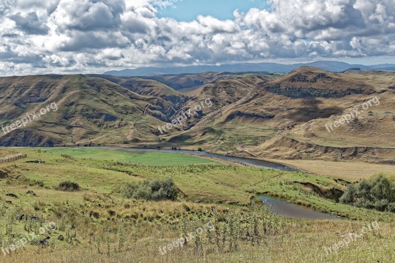 New Zealand North Island Manawatu-wanganui Region River Landscape