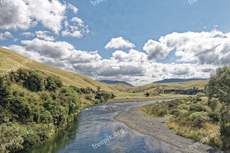 New Zealand North Island Rangitikei River Manawatu-wanganui Region River