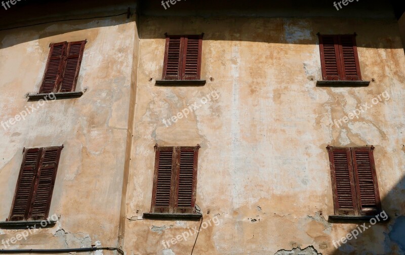 Italy House Facade Facade Building Shutters