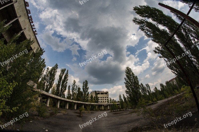 Atom Nuclear Power Plant Abandoned Infested Was