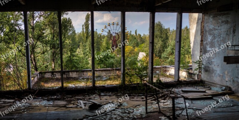 Atom Nuclear Power Plant Abandoned Infested Was