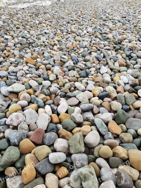 Beach Walk Impressions Morecambe Pebbles