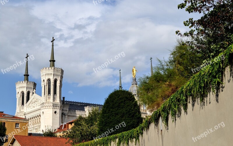 Lyon Basilica France Architecture Church