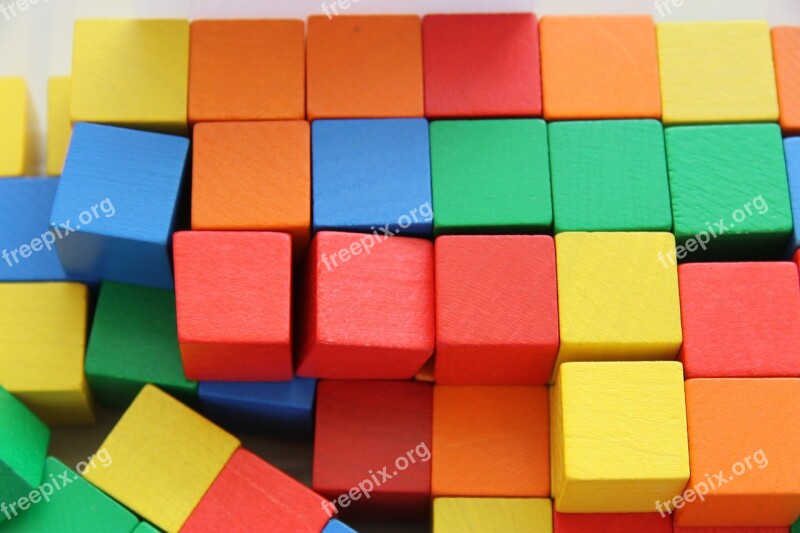 Building Blocks Block Colorful Free Photos