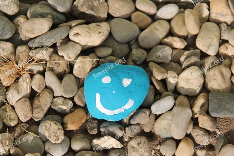 Stones Smiley Pebble Free Photos