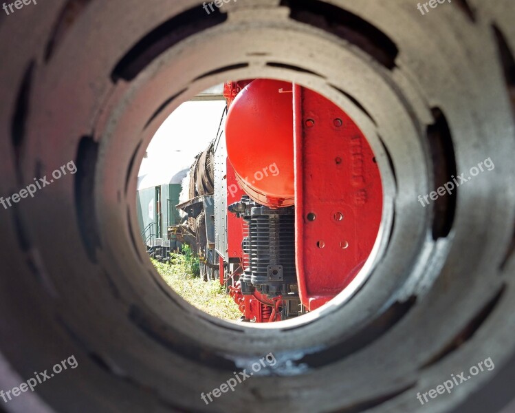 Steam Locomotive Museum By Looking Control Cylinder Slide Box