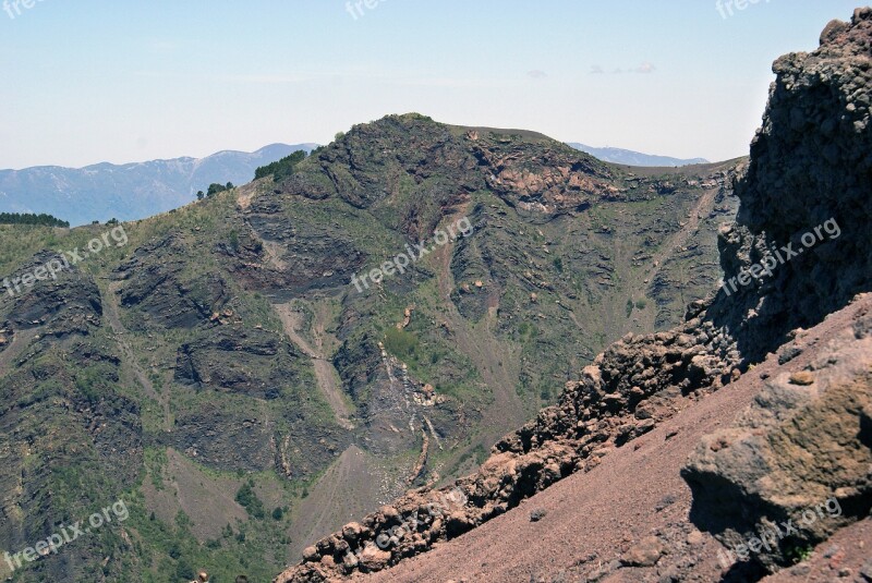 Vesuvius The Monte Somma Naples Campania Italy