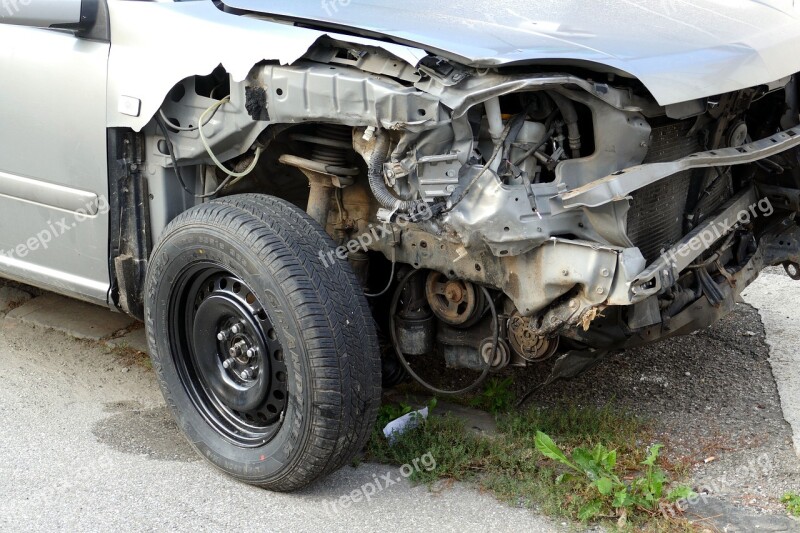 Auto Accident Vehicle Damage Total Damage