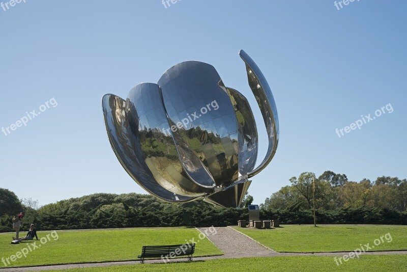 Flower Metal Sky Park Form Plant