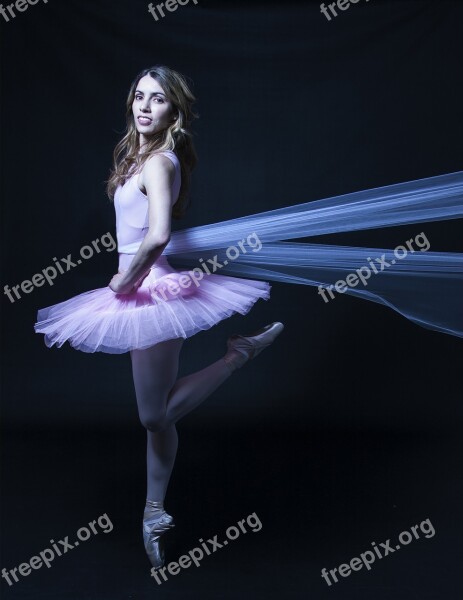 Ballerina Dancer Portrait Ballet Girl