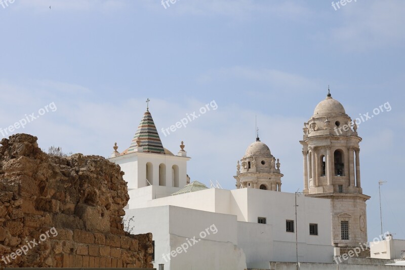 Cathedral Cadiz Spain Architecture Andalusia