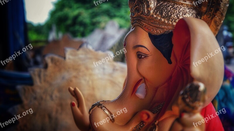 Indian Festival Ganesh Handcrafted Idols