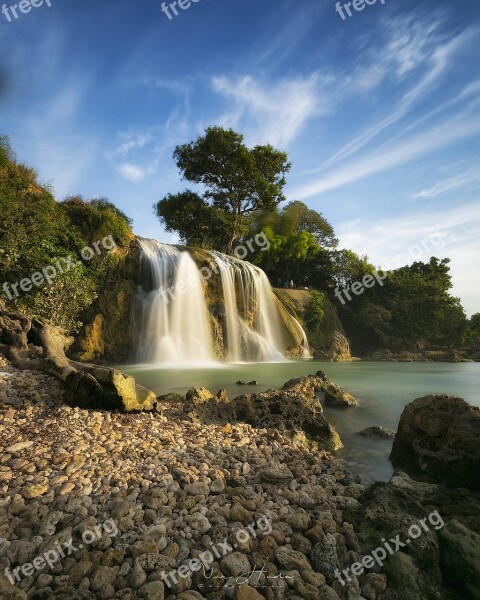 Waterfall Water Nature River View