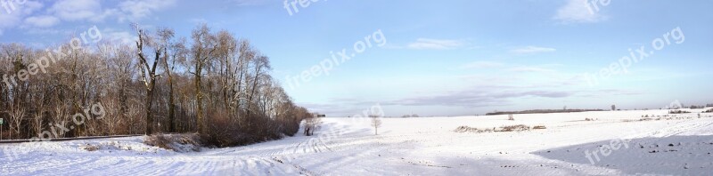 Snow Landscape Winter Scenery Pure White