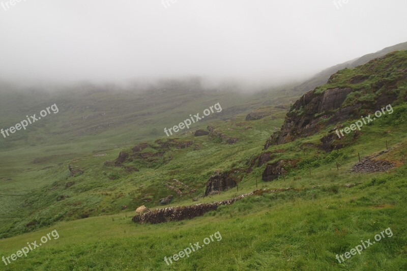 Mist Mountain Hill Nature Landscape