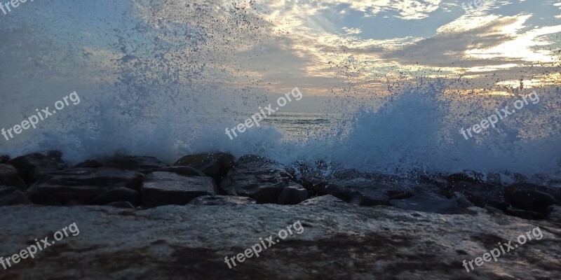 Waves See Thesea Awesome Beach