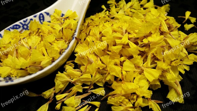 Flower Confetti Wedding Yellow Flowers