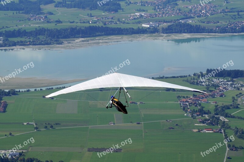 Hang Glider Hang Gliding Air Sports Sport Landscape