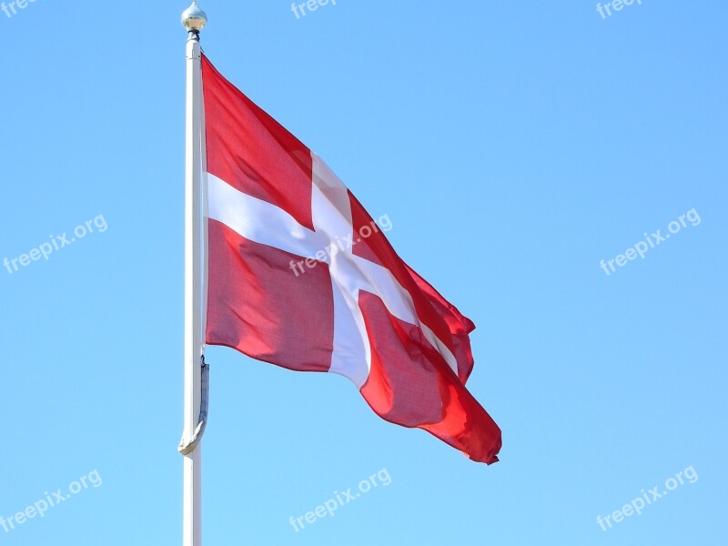 Denmark Danish Kingdom The Flag Of The Danish Flag Free Photos