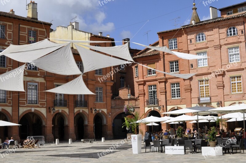 Montauban Place City Centre History France