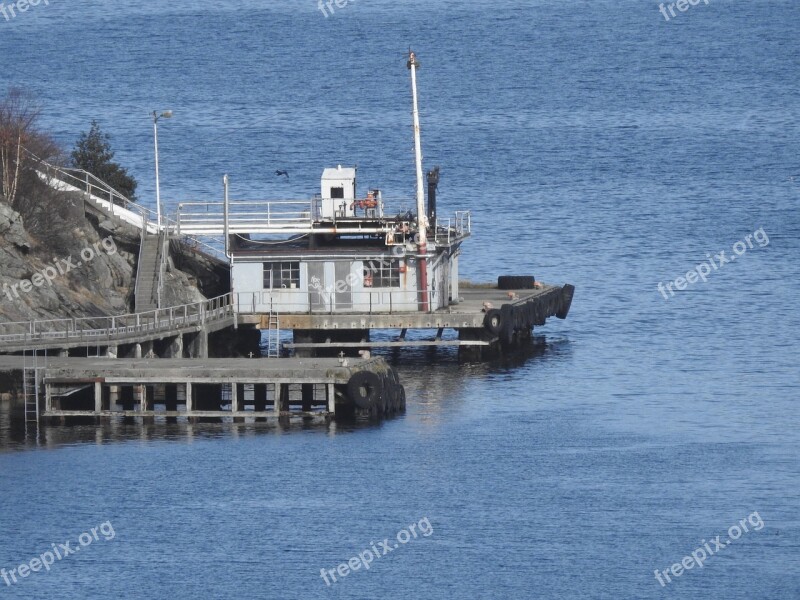 Fjord Gandsfjorden Sandnes Norway Pier