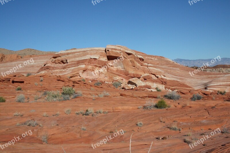 Usa Nevada Valley Of Fire The Wave Free Photos