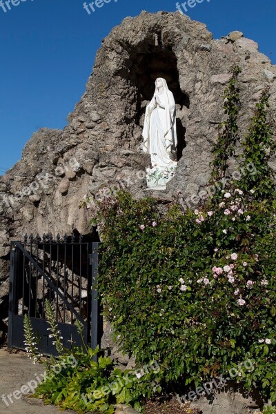 Cathedral Of San Carlos Borromeo Grotto Faith Religion Religious