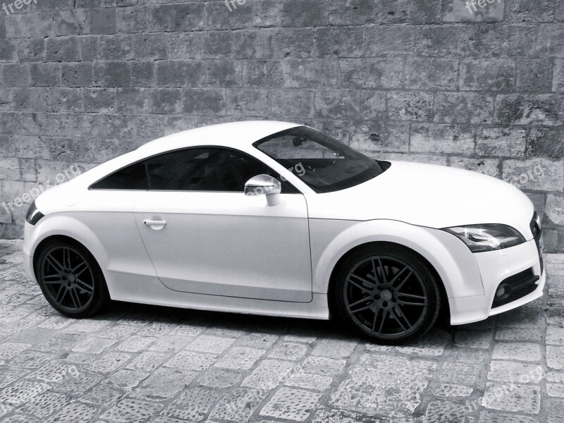 Audi Audi Tt White Automobile Automotive