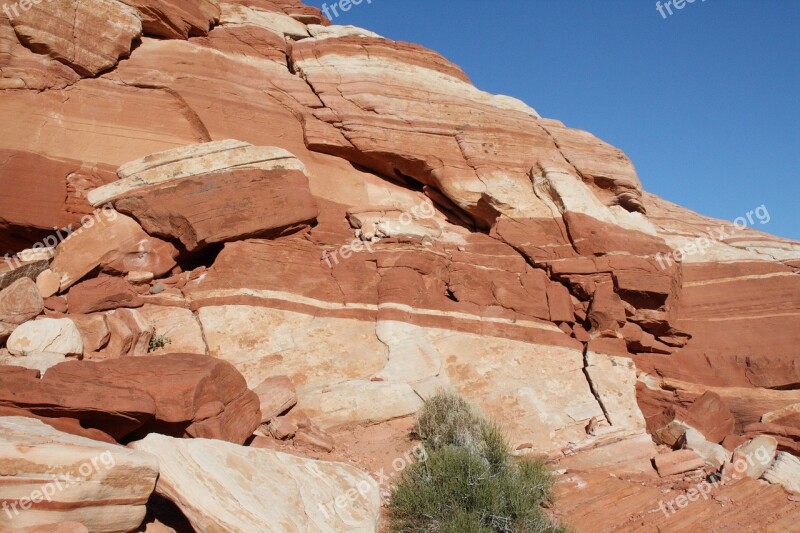 Usa Nevada Valley Of Fire Stone Formation Free Photos