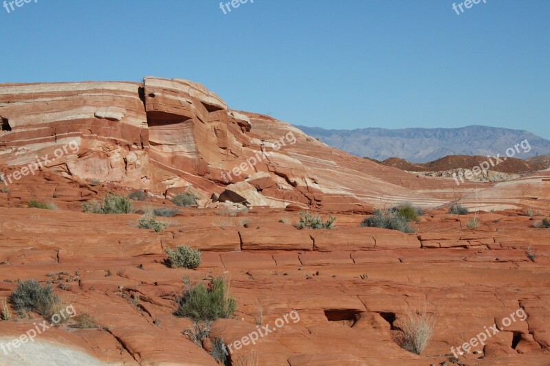 Usa Nevada Valley Of Fire The Wave Free Photos