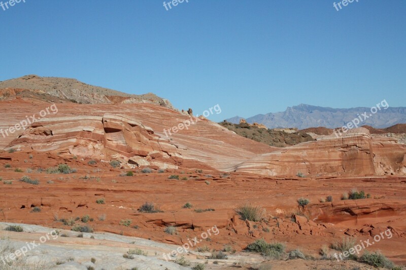 Usa Nevada Valley Of Fire The Wave Free Photos