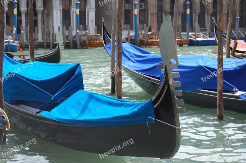 Gondola Venice Boats Water Free Photos