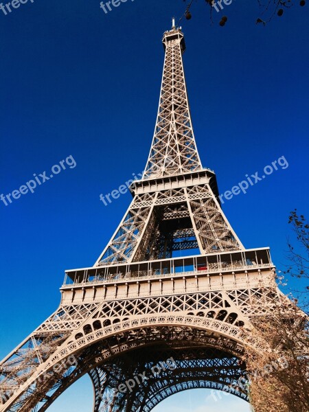 Paris Eiffel Tower Heritage Architecture Uplight