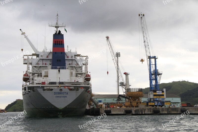 Ship Porto Trade Freighter Stern