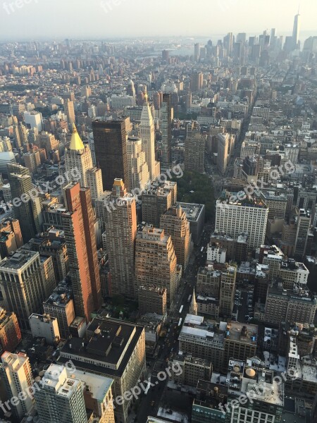 New York Manhattan View Empire State Building New York City