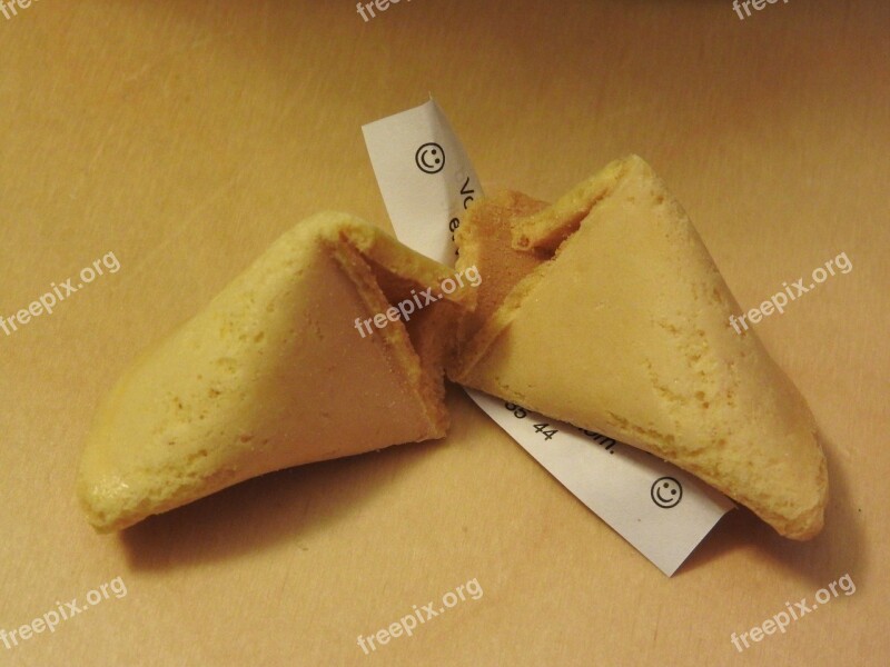 Fortune Cookie Cookie Fortune Dessert Asian