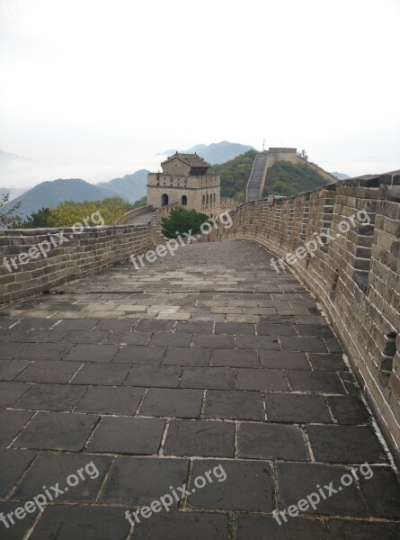 China The Great Wall City Gate Tower Free Photos