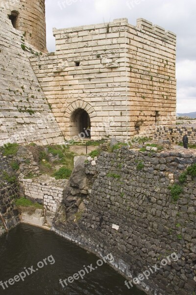 Syria Crac Des Chevaliers Altheimat Crusader Castle Unesco