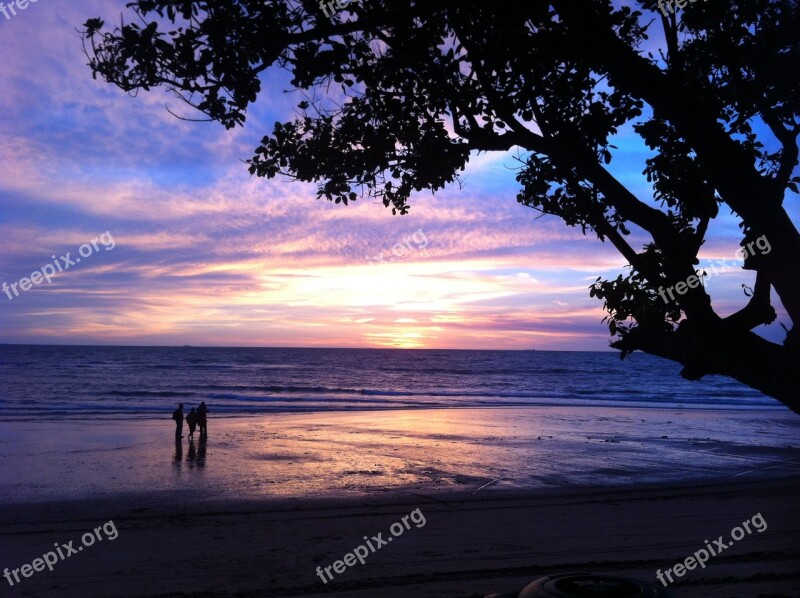 Beach Dawn Tropical Beach Free Photos