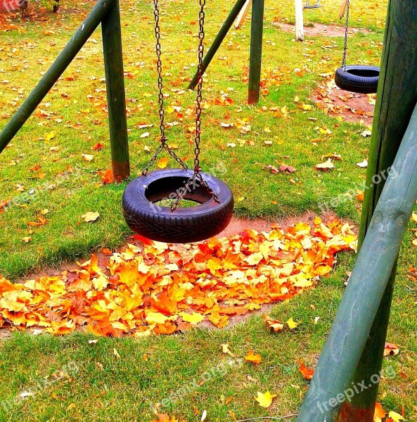 Park Nature Playground Swing Free Photos