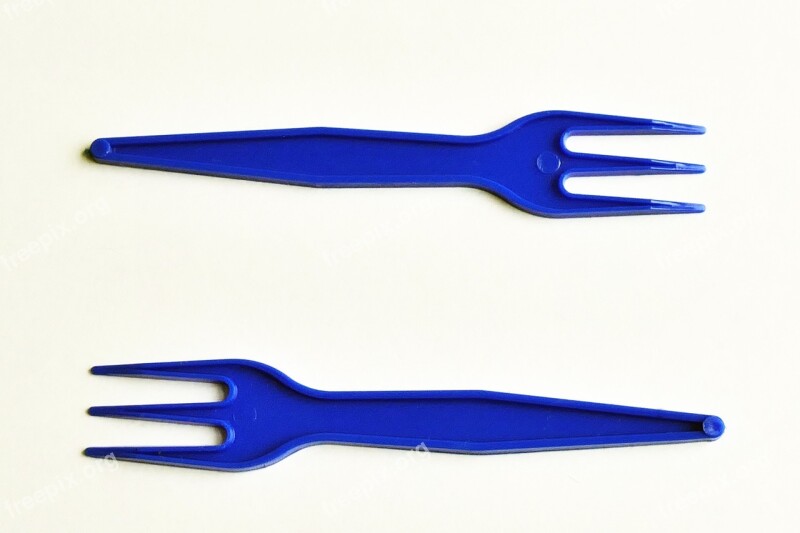 Plastic Forks Food Set Light