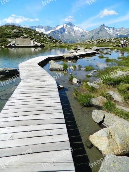 Lake Mountains Pleso Dolomites Klaussee