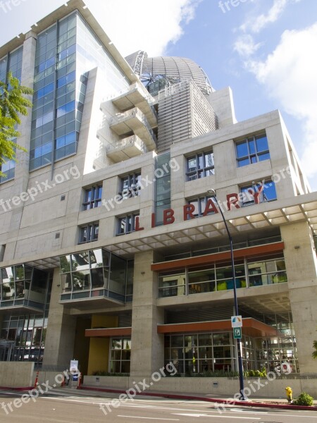 San Diego Library Downtown City California