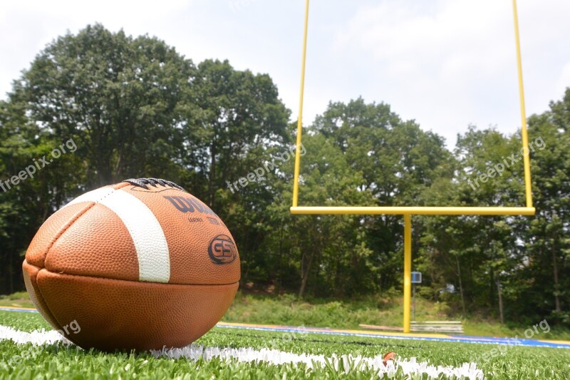 Football Field Goal Touchdown Free Photos