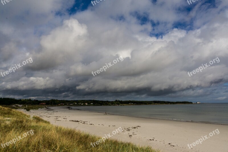 Beach Sea Clouds Dunes Vacations